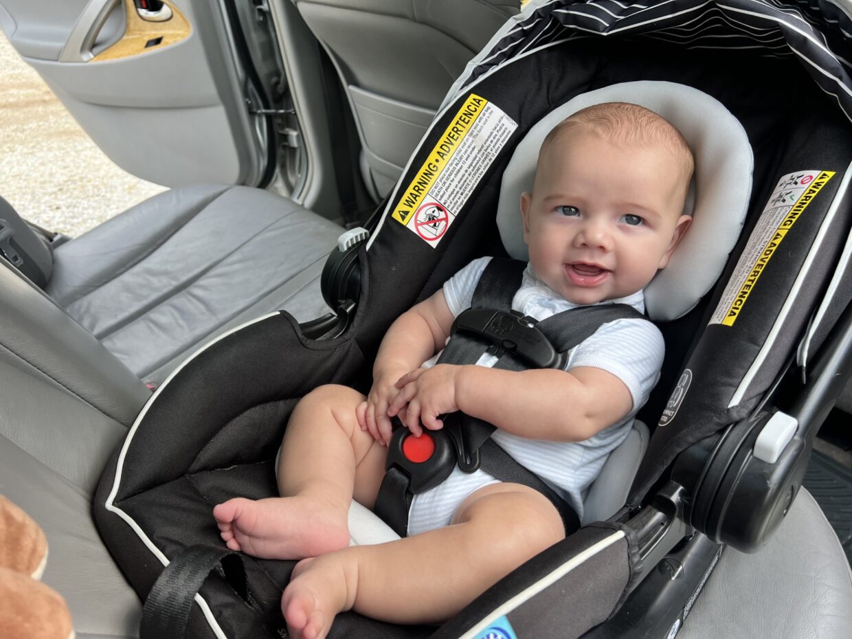 infant in car seat